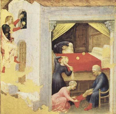 Gentile da Fabriano St Nicholas and the Three Gold Balls (mk08)